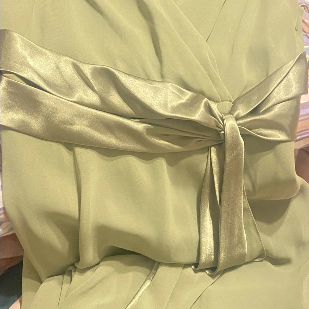 Formal Olive Green Dress. Size 12
